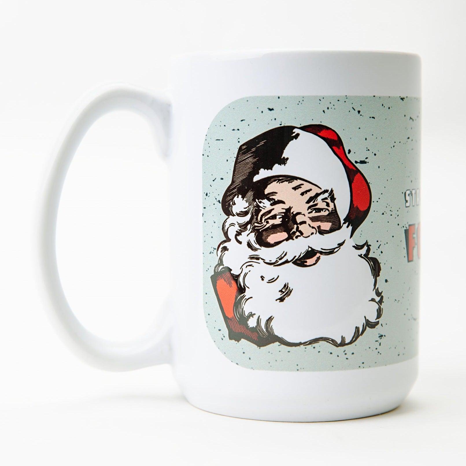 16oz Nostalgic Ceramic Santa Mug