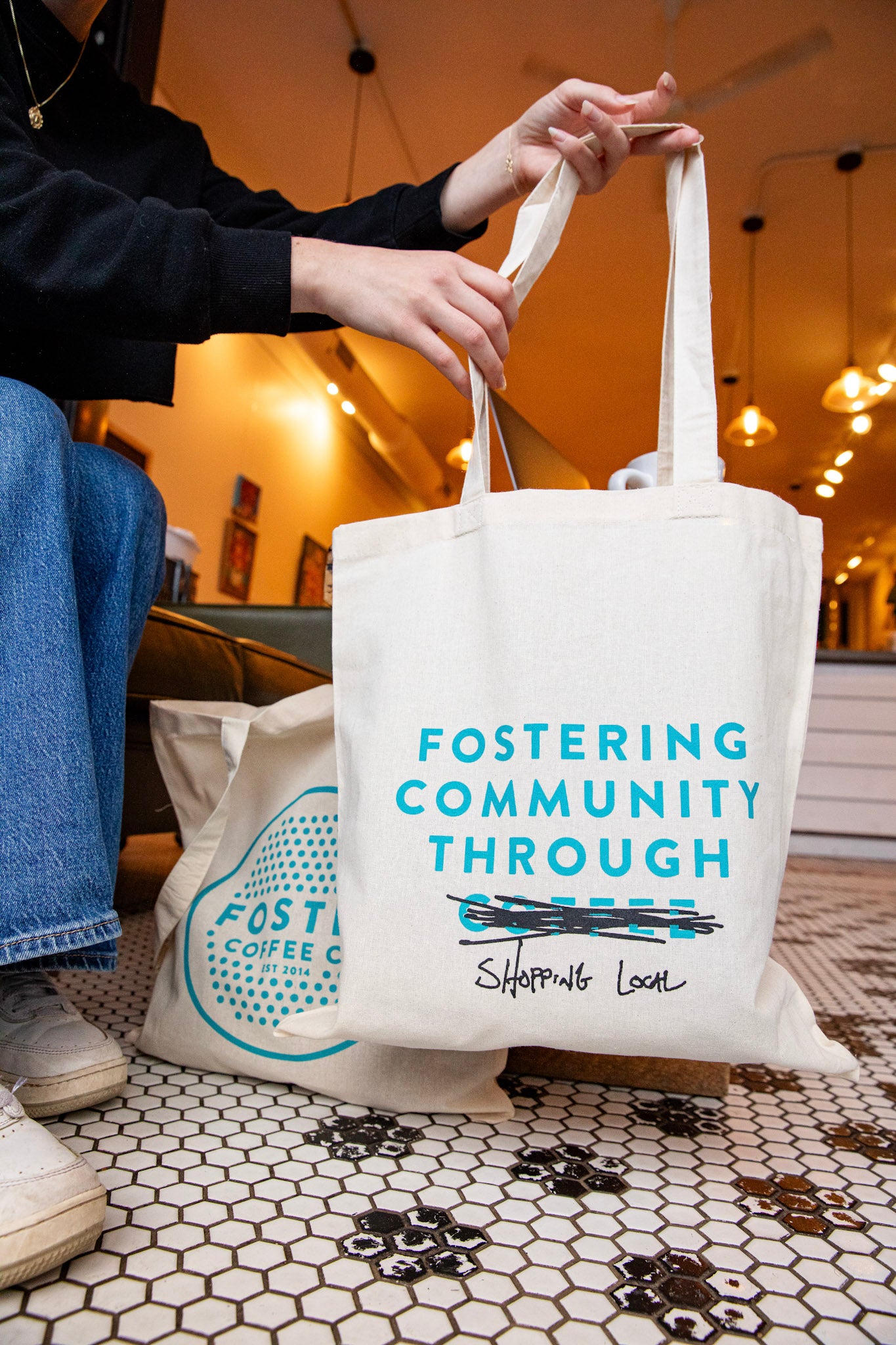 Foster Community Shop Local Tote Bag