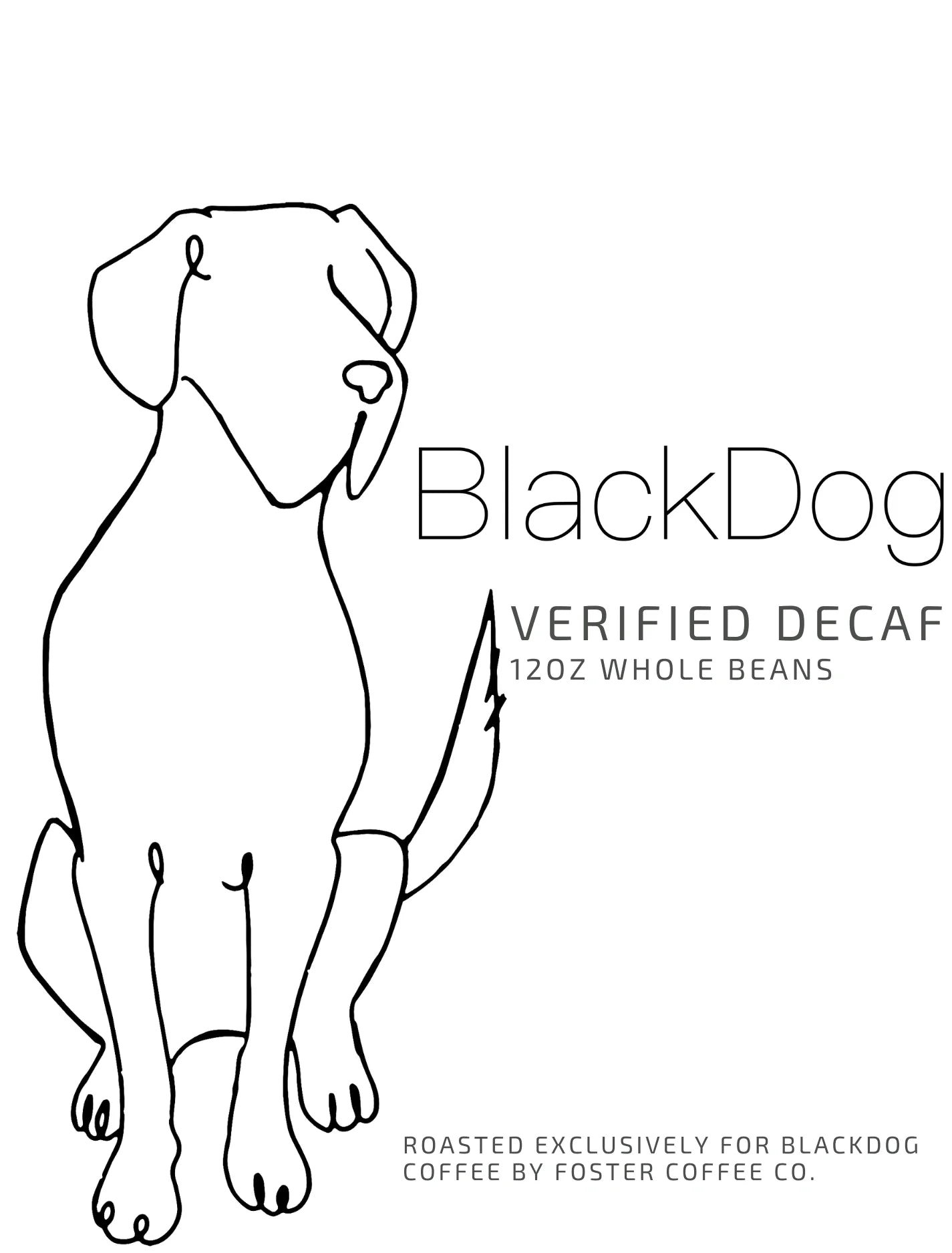 Black Dog (Decaf) - Foster Coffee