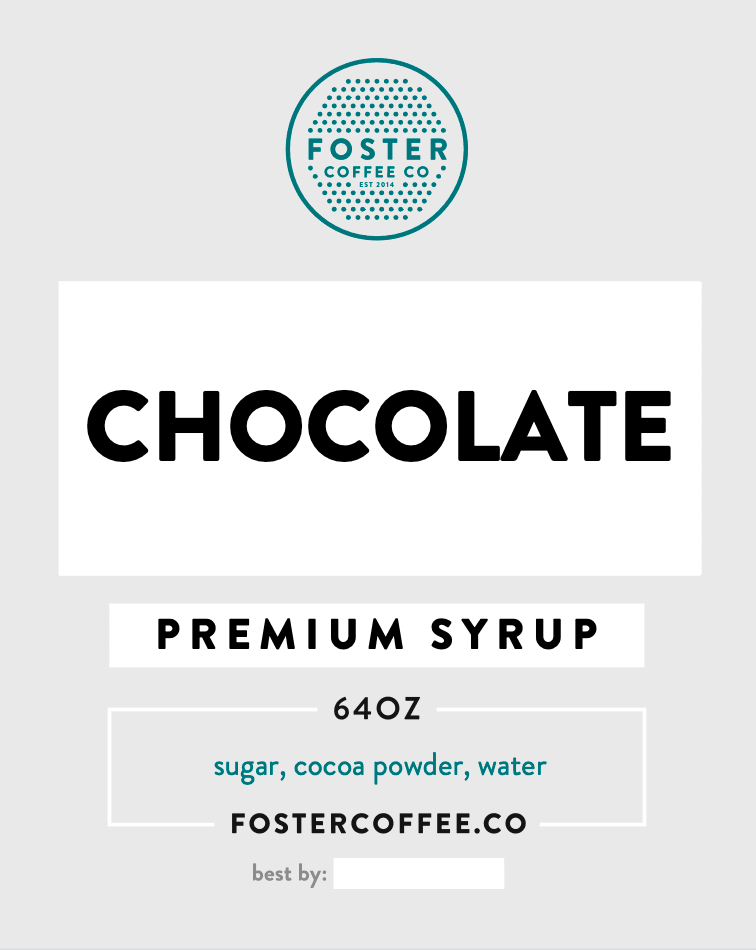 Chocolate Syrup - Foster Coffee
