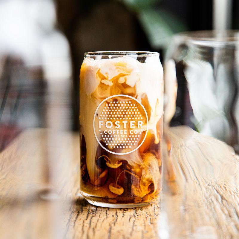 Glass Can Cup - Foster Coffee