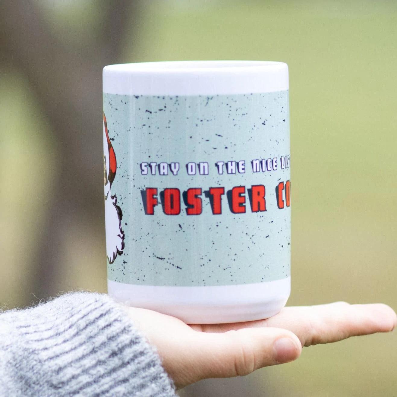 Retro Christmas Mug - Foster Coffee